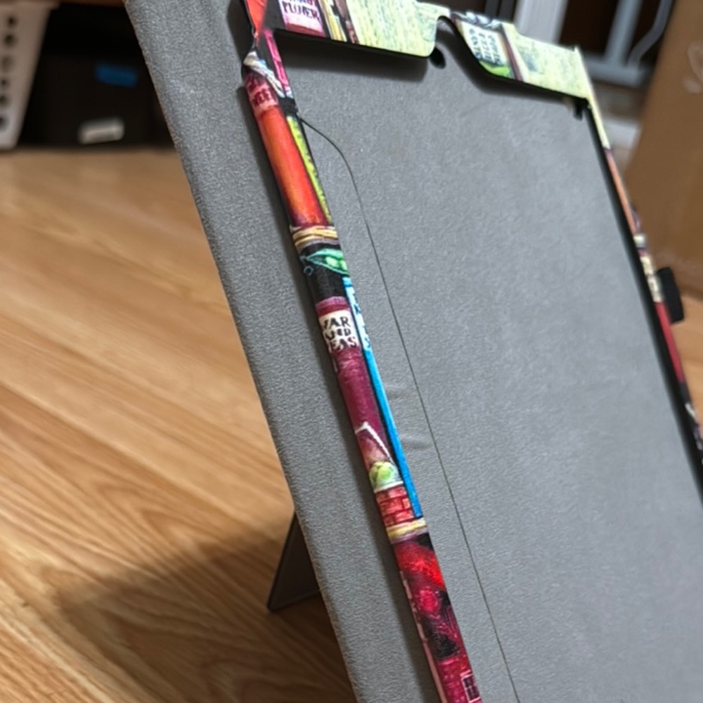 Colorful Bookcase Tablet Cover - Picture 3 of 8